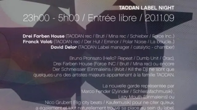 Taodan Label Night