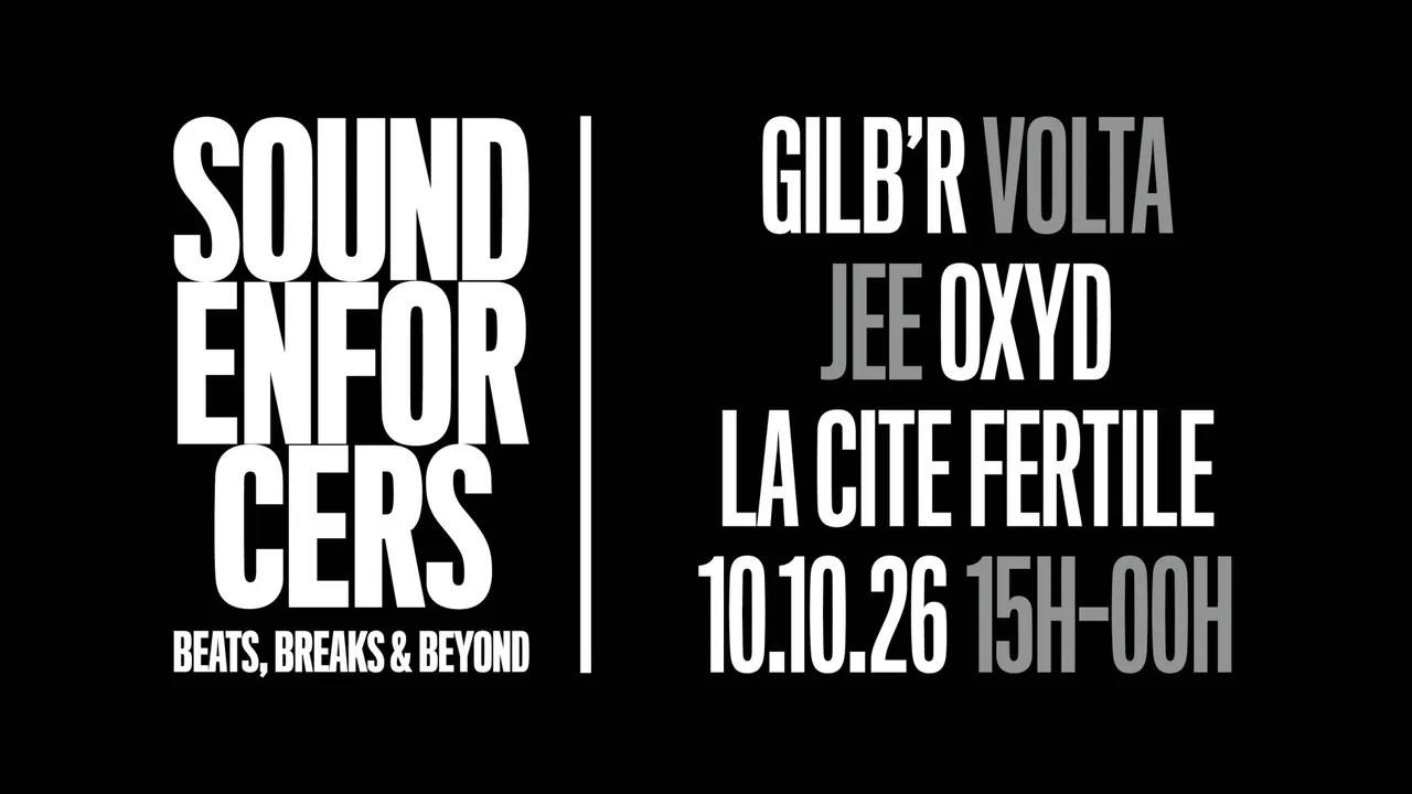 SOUND ENFORCERS «A Day Of Drum&Bass & Uk Beats»: GilbR, Volta, Jee, Oxyd