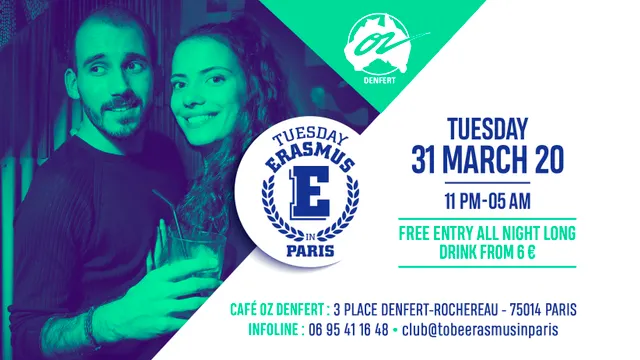 TUESDAY ERASMUS IN PARIS