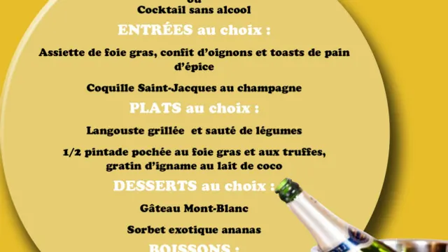 Soirée du jour de l'an au Caffé Créole