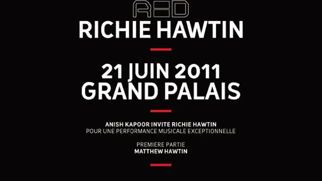 RED RICHIE HAWTIN FACE AU LEVIATHAN D'ANISH KAPOOR