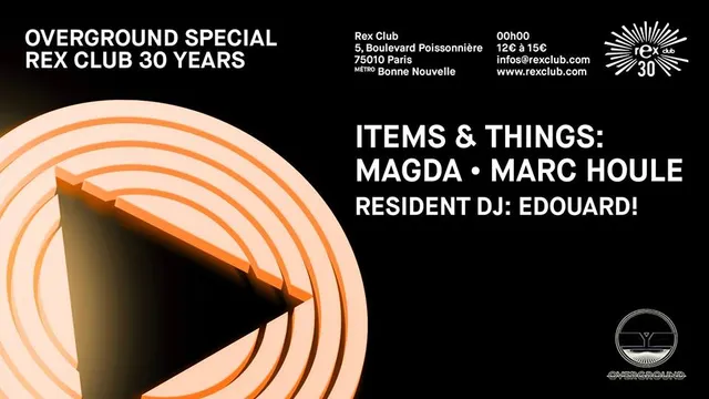 Overground x Items & Things Spéciale 30 Ans: Magda, Marc Houle