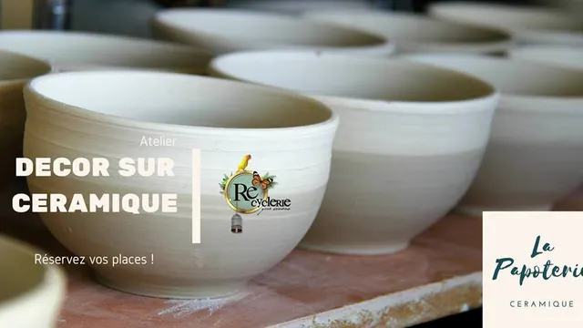 Atelier - Décor sur céramique