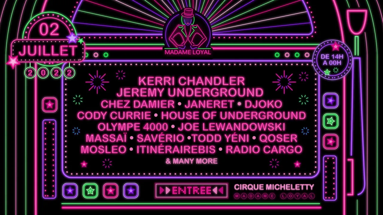 Madame Loyal : Kerri Chandler, Jeremy Underground