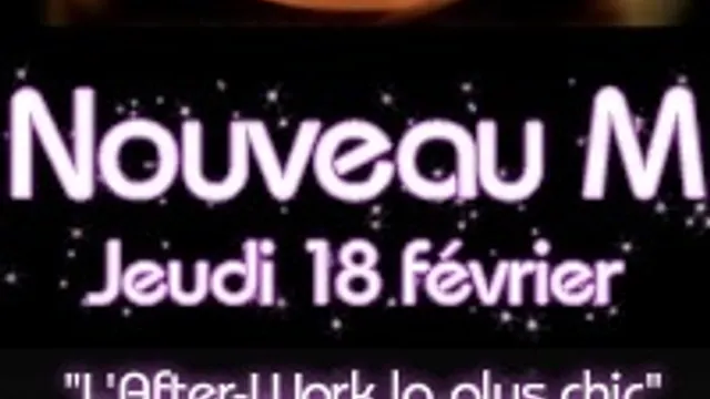 After-work @ Nouveau M (Madam)