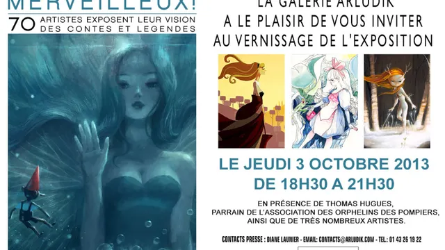 Vernissage de l'exposition Contes et Légendes