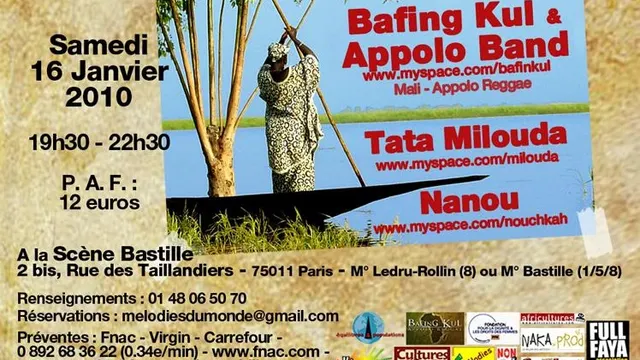 Concert Aux Couleurs De L'Afrique avec Bafing Kul