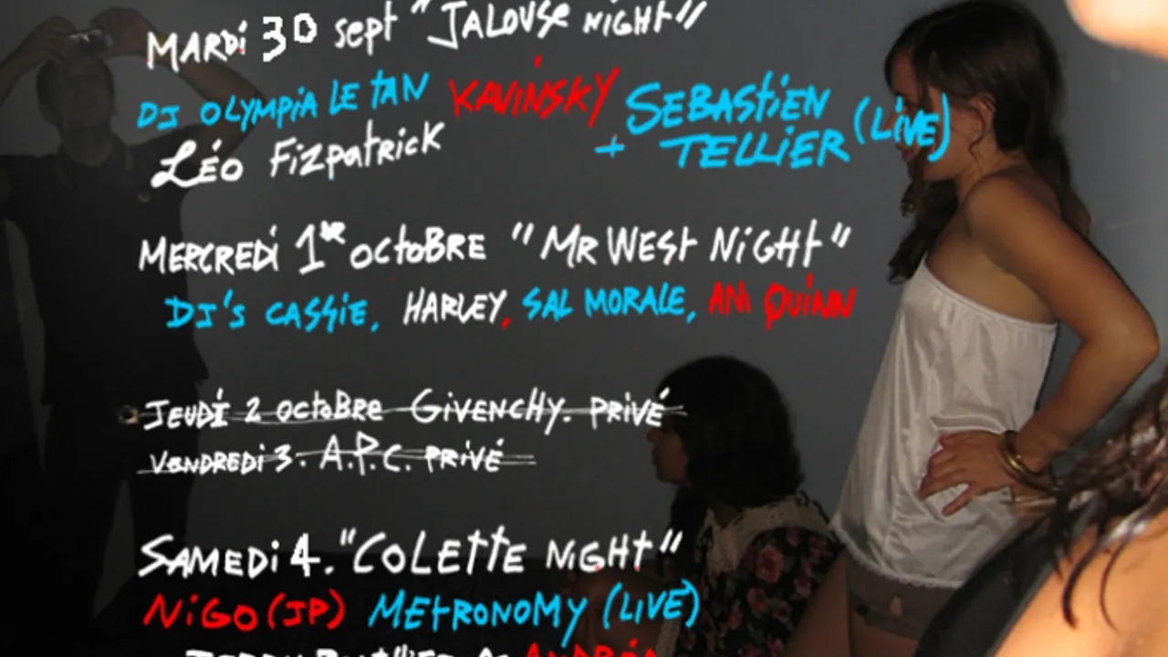 Fashion week closing night