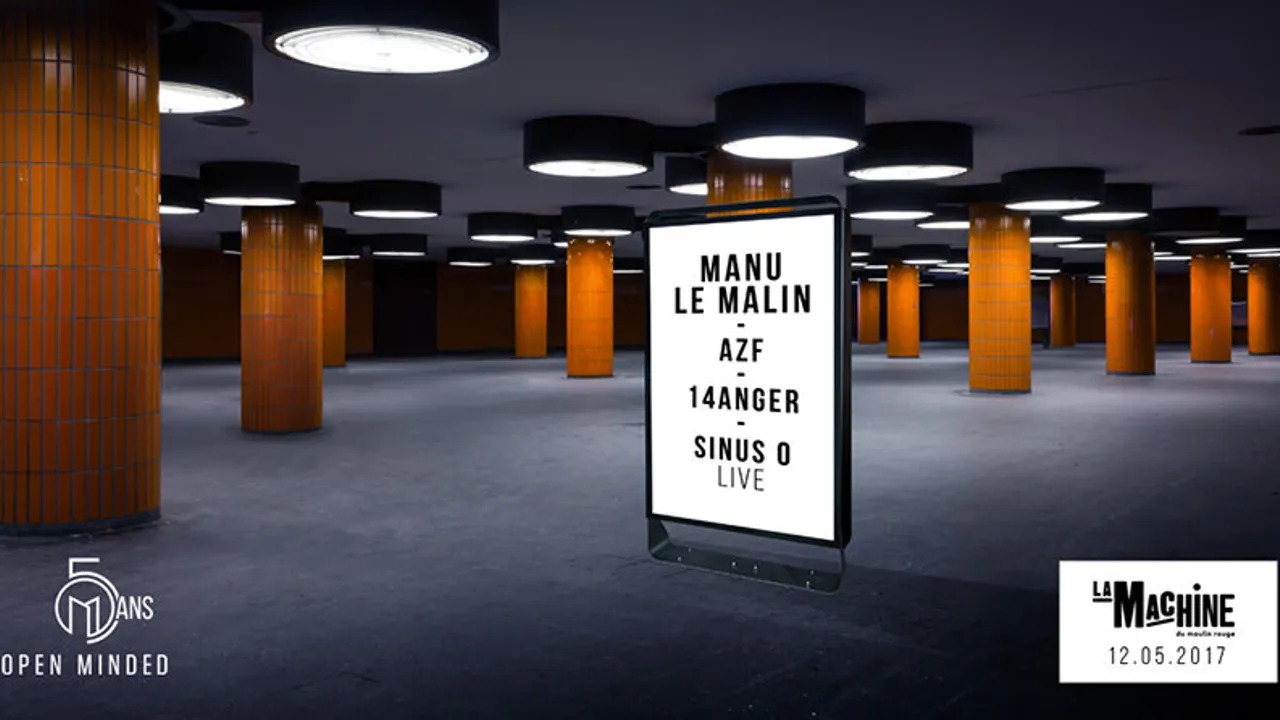 Open Minded Party : Manu Le Malin, AZF, 14anger, Sinus O live