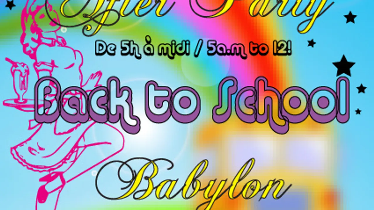 After party Back To School