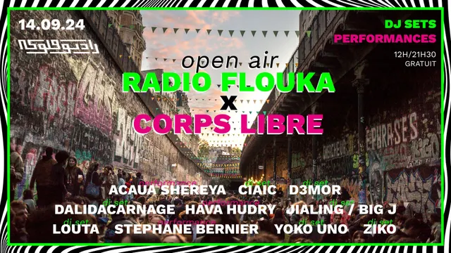 Open air Radio Flouka X Corps Libre 