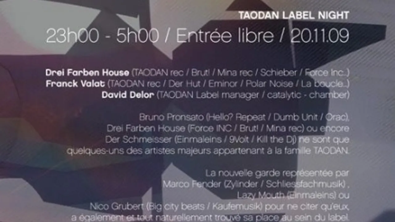 Taodan Label Night