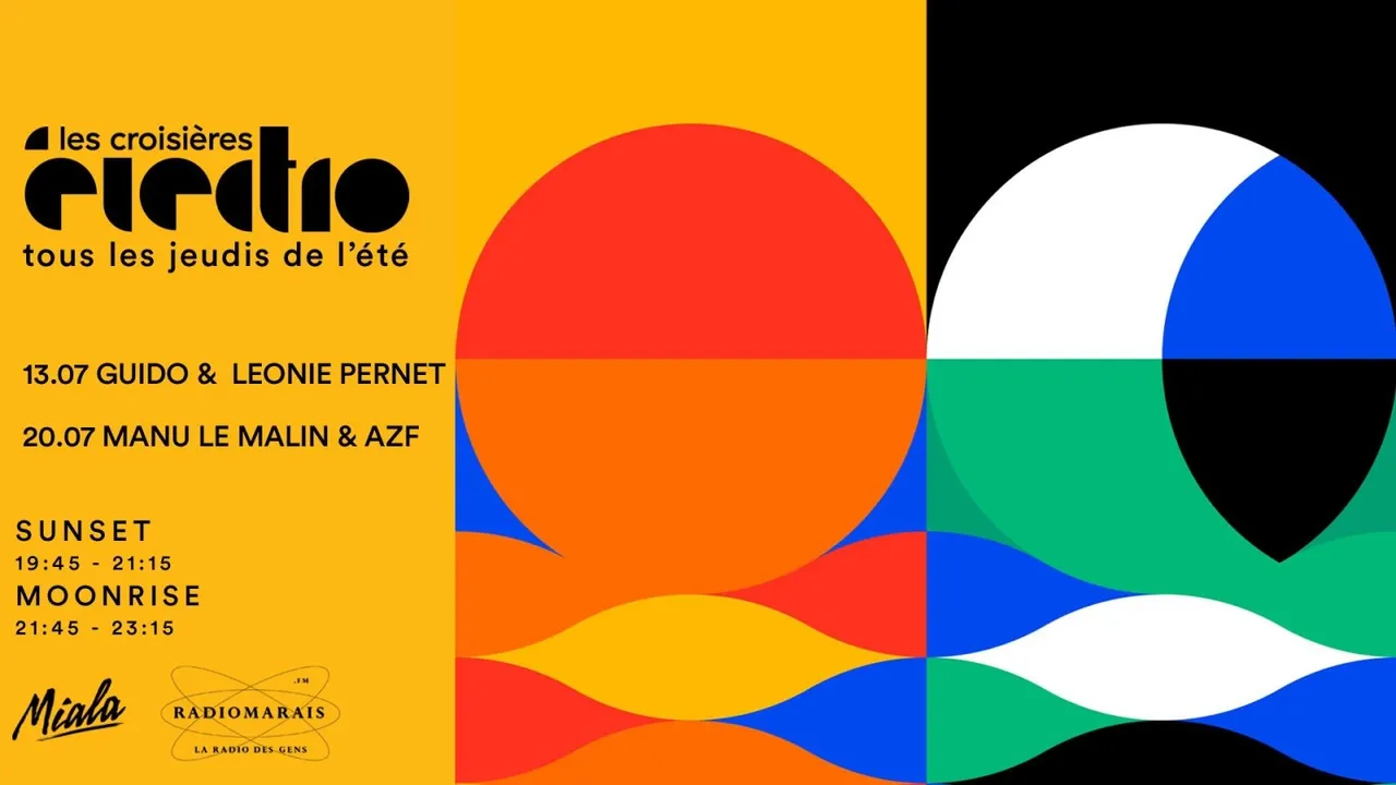 Les Croisières Electro RADIOMARAIS avec Manu Le Malin & DJ AZF