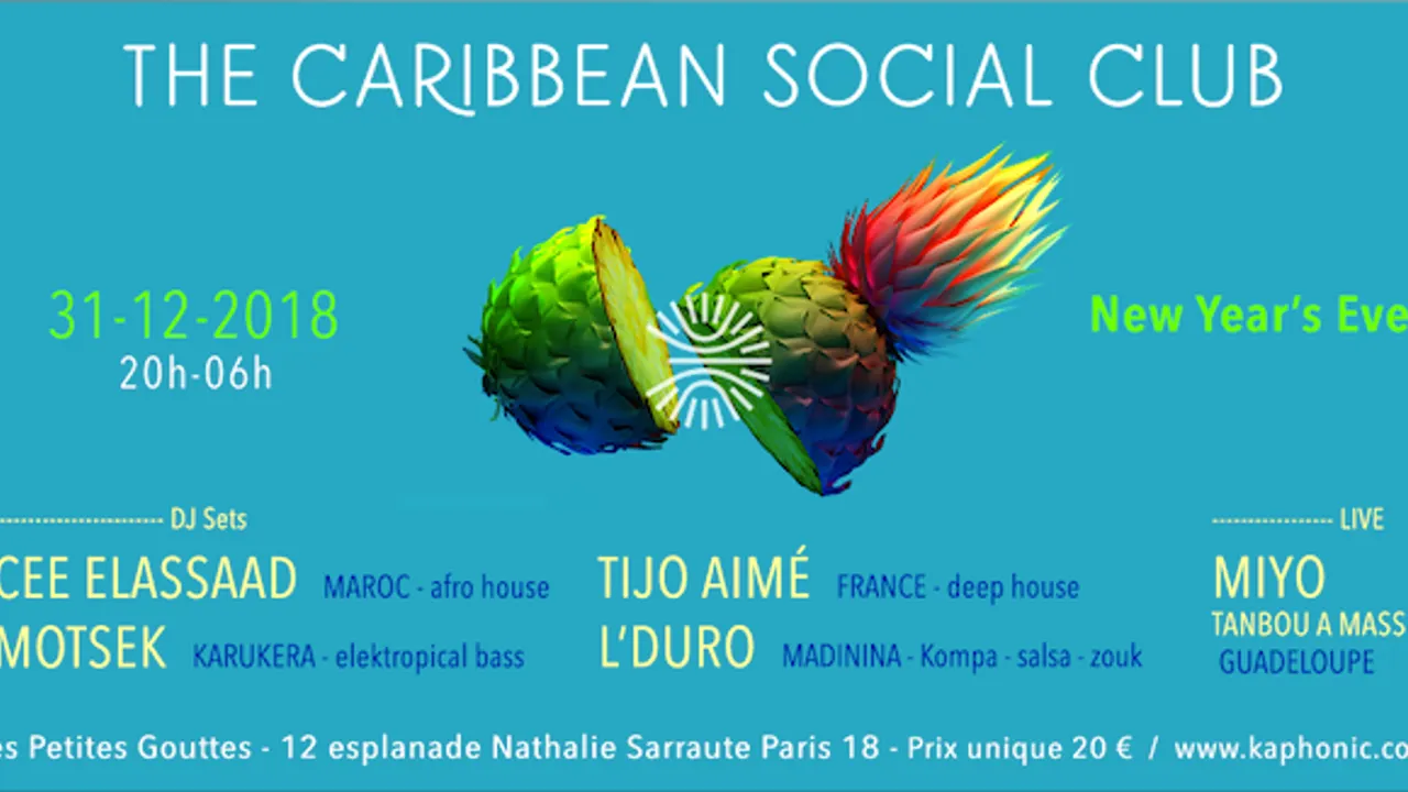 CARIBBEAN SOCIAL CLUB /CEE ELASSAAD / MOTSEK / TIJO AIME / L'DURO / MiYO