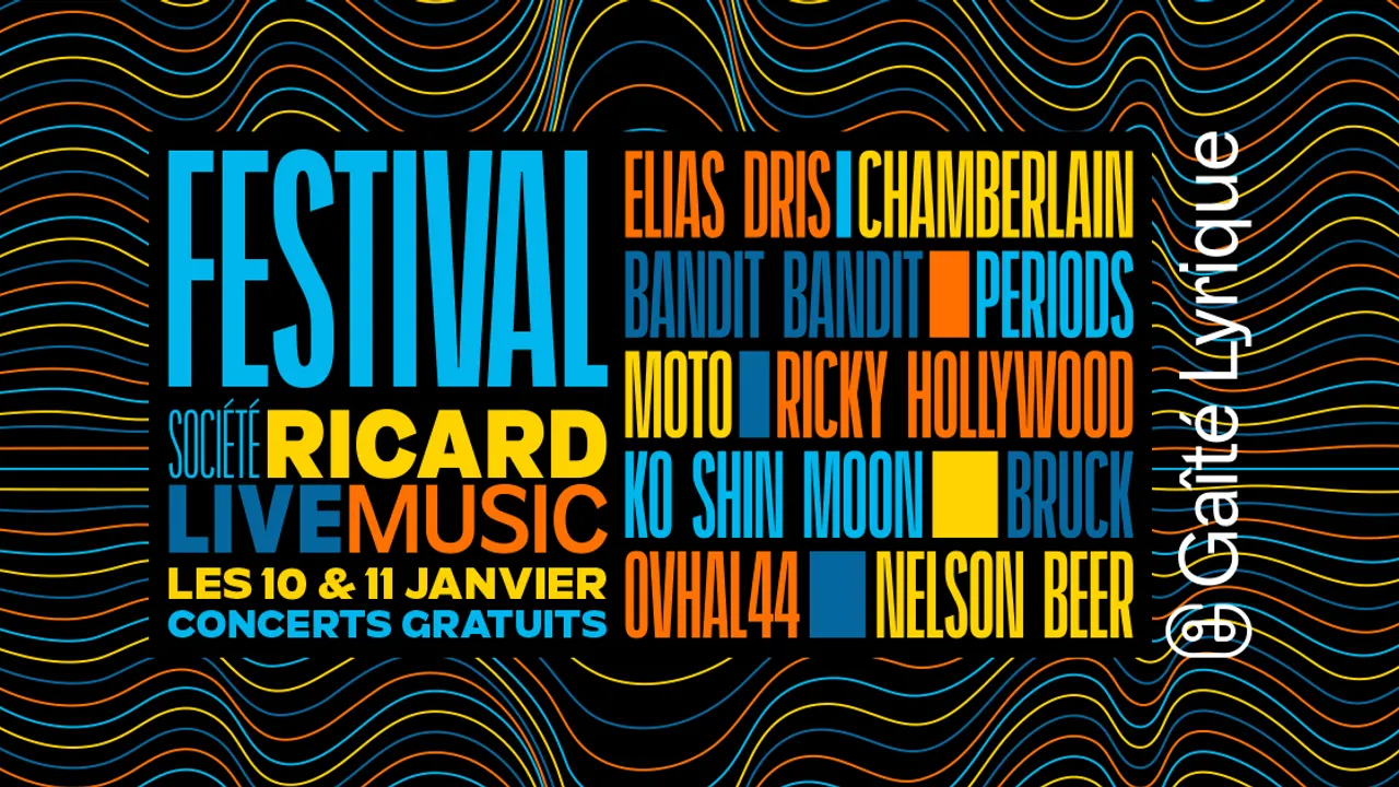 LE FESTIVAL SOCIÉTÉ RICARD LIVE MUSIC À LA GAITÉ LYRIQUE