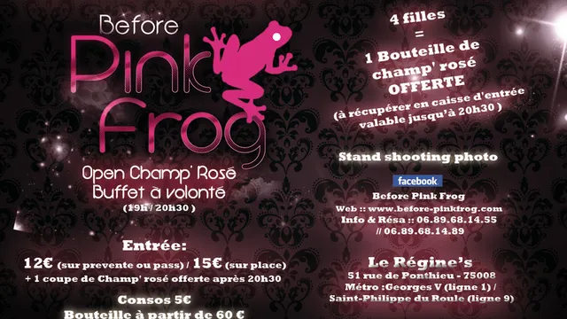 BEFORE PINK FROG
