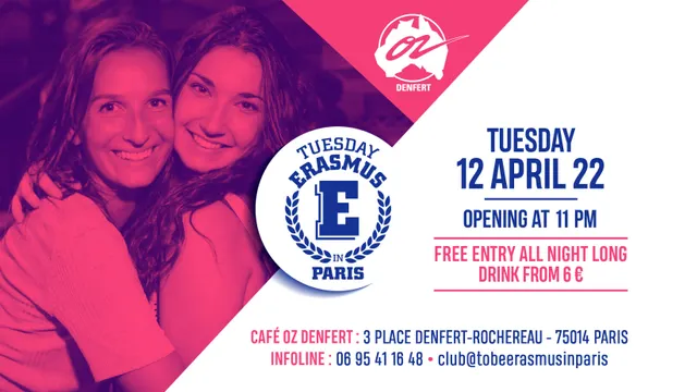 TUESDAY ERASMUS IN PARIS