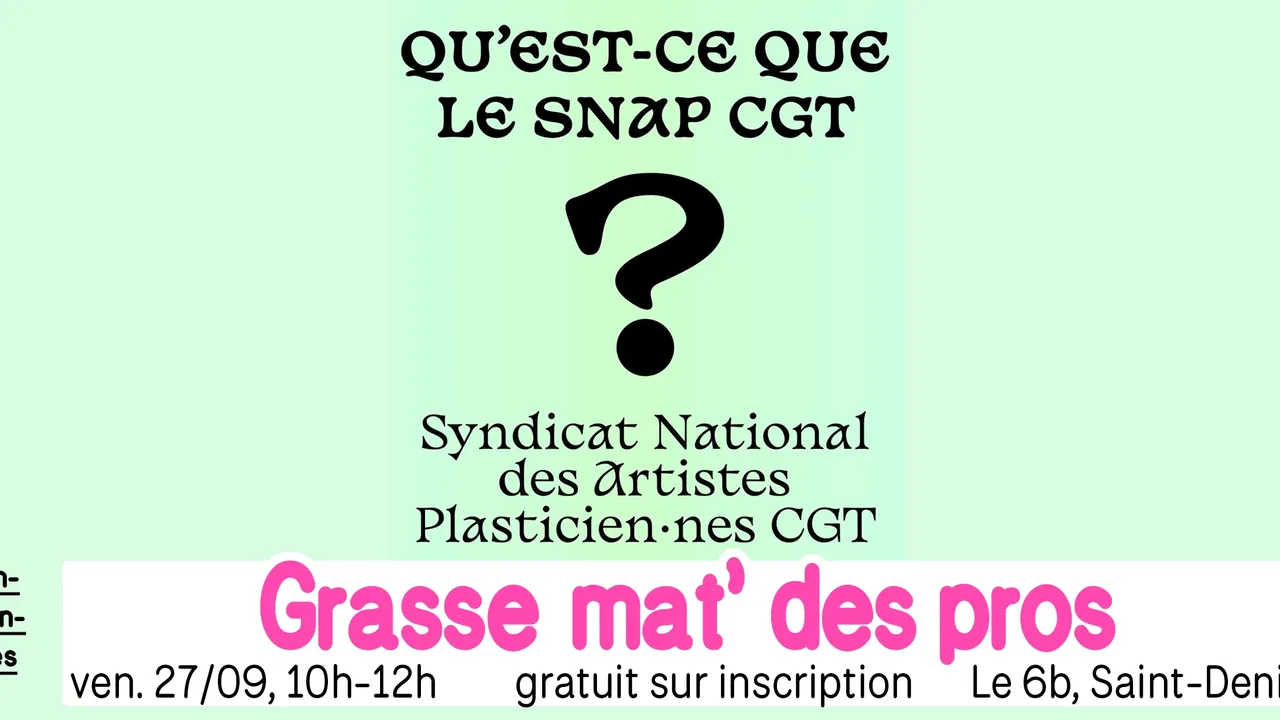 LA GRASSE MAT' DES PROS : Spéciale "Présentation et rencontre du SNAPcgt"