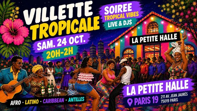 Villette Tropicale - Live & Djs Afro-Latino I 18.9.26