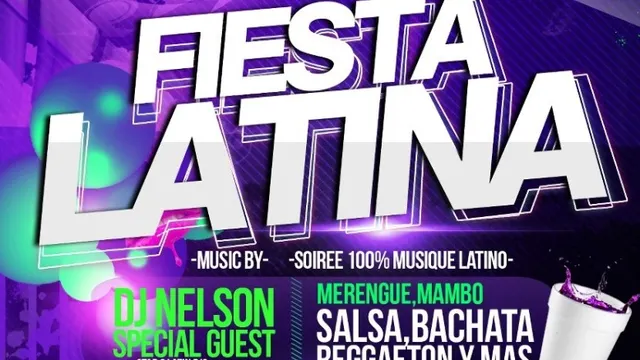 Fiesta Latina Samedi 5 Janvier