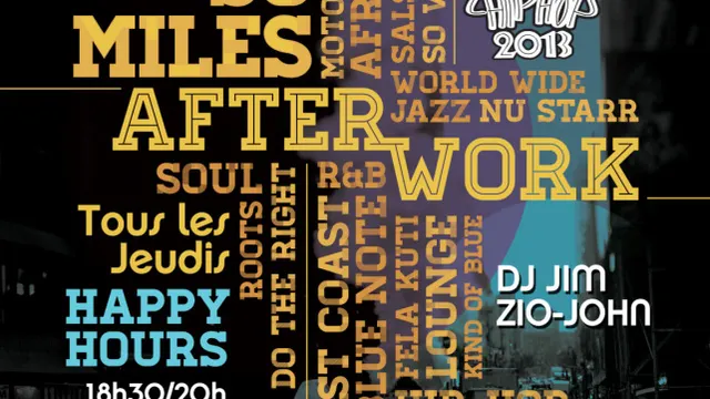 So Miles Afterwork Djoon dans le cadre de Paris Hip Hop Soutien 2013