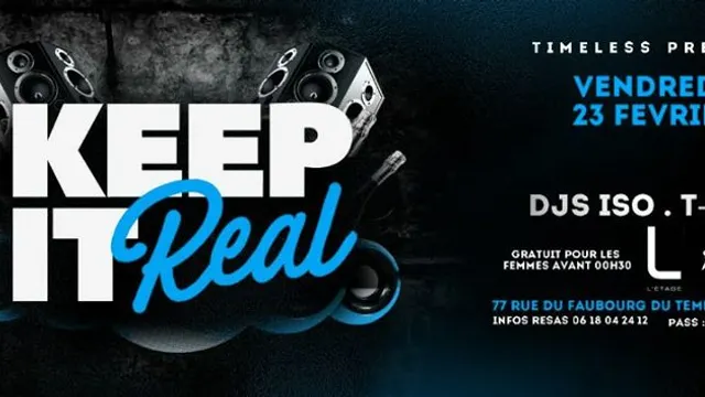 KEEP IT REAL