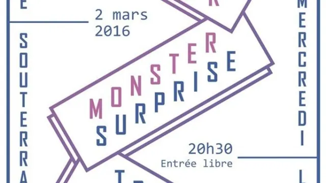 MERCREDI LABEL // La Souterraine:  TROTSKI NAUTIQUE + MONSTER SURPRISE + TITUS D'ENFER