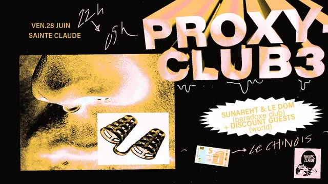 Proxyclub vol.3 avec Sunareht & Le Dom (Paradoxe Club)