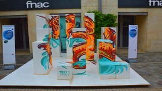Vague d'Anamorphose à Bercy Village