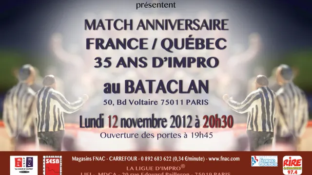 Match d'improvisation FRANCE QUEBEC