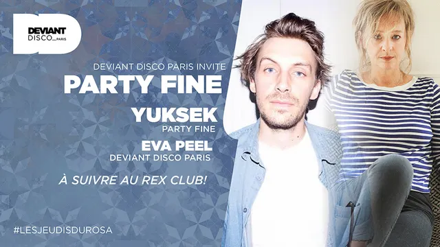 LES JEUDIS DU ROSA - DEVIANT DISCO INVITE YUKSEK