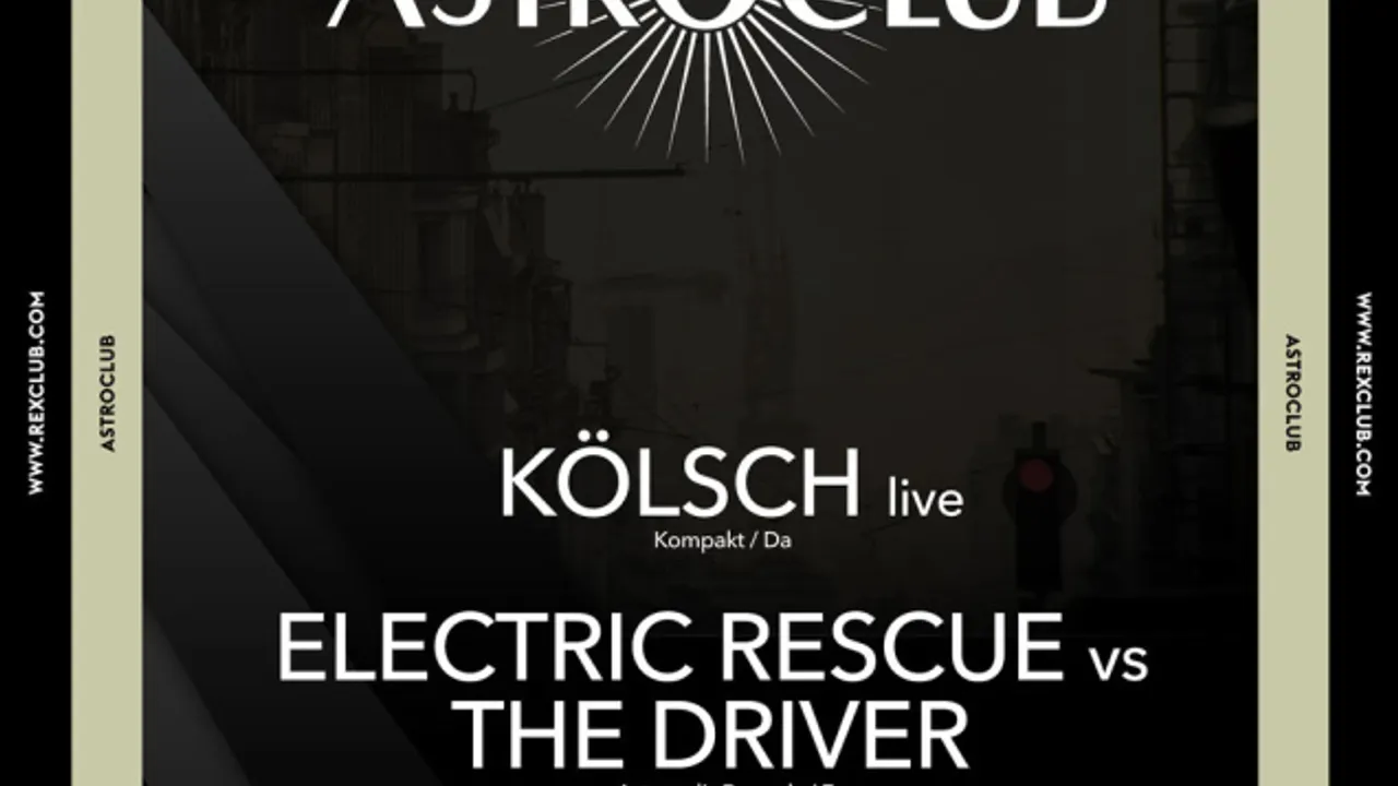 Astroclub: Sonic Crew, Kolsch Live, Madben vs Oniris, The Driver vs Electric Rescue