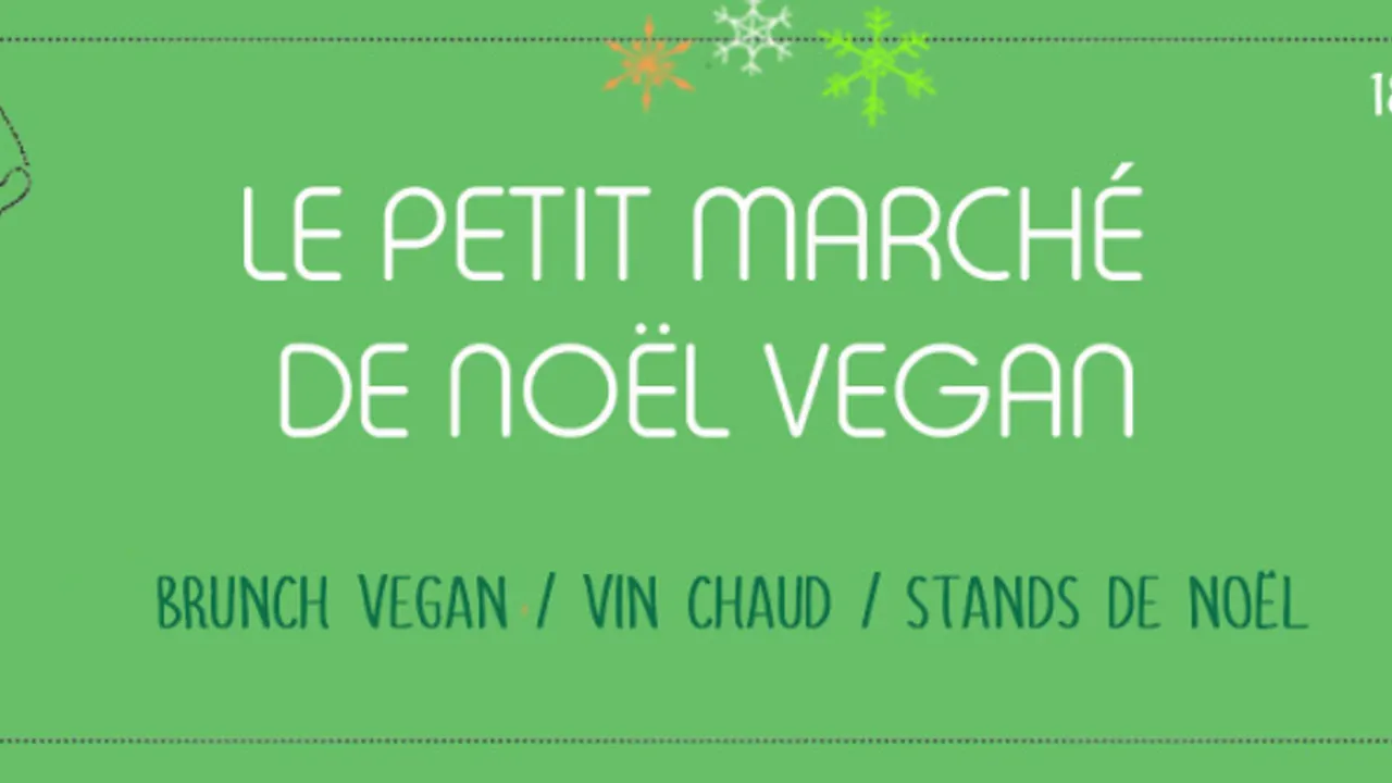 Le Petit Marché de Noël Vegan au Bar à Bulles