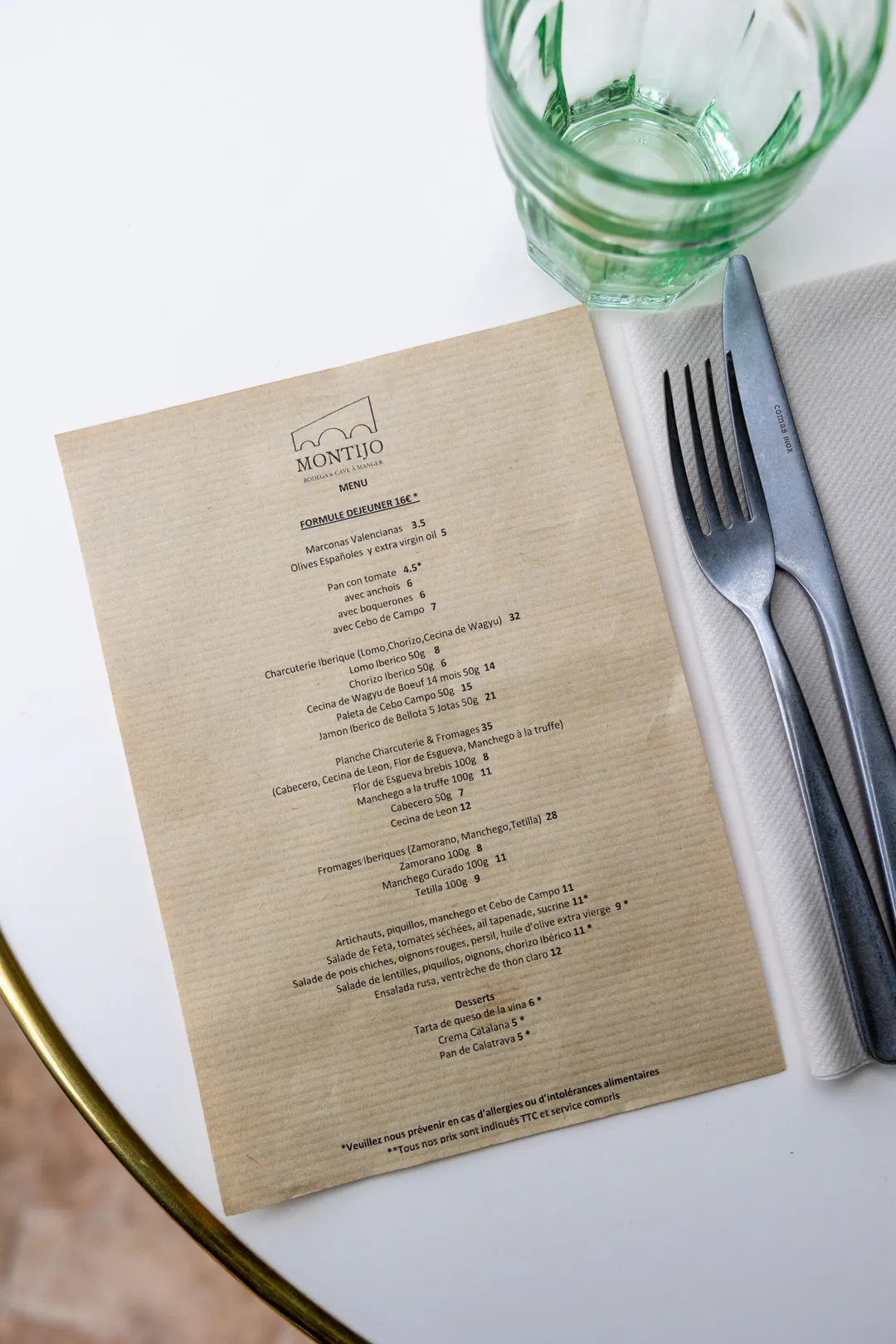 Montijo Restaurant Paris