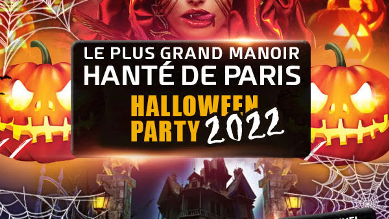 LE PLUS GRAND MANOIR HANTÉ HALLOWEEN DE PARIS 2022 + DE 1800 PERSONNES