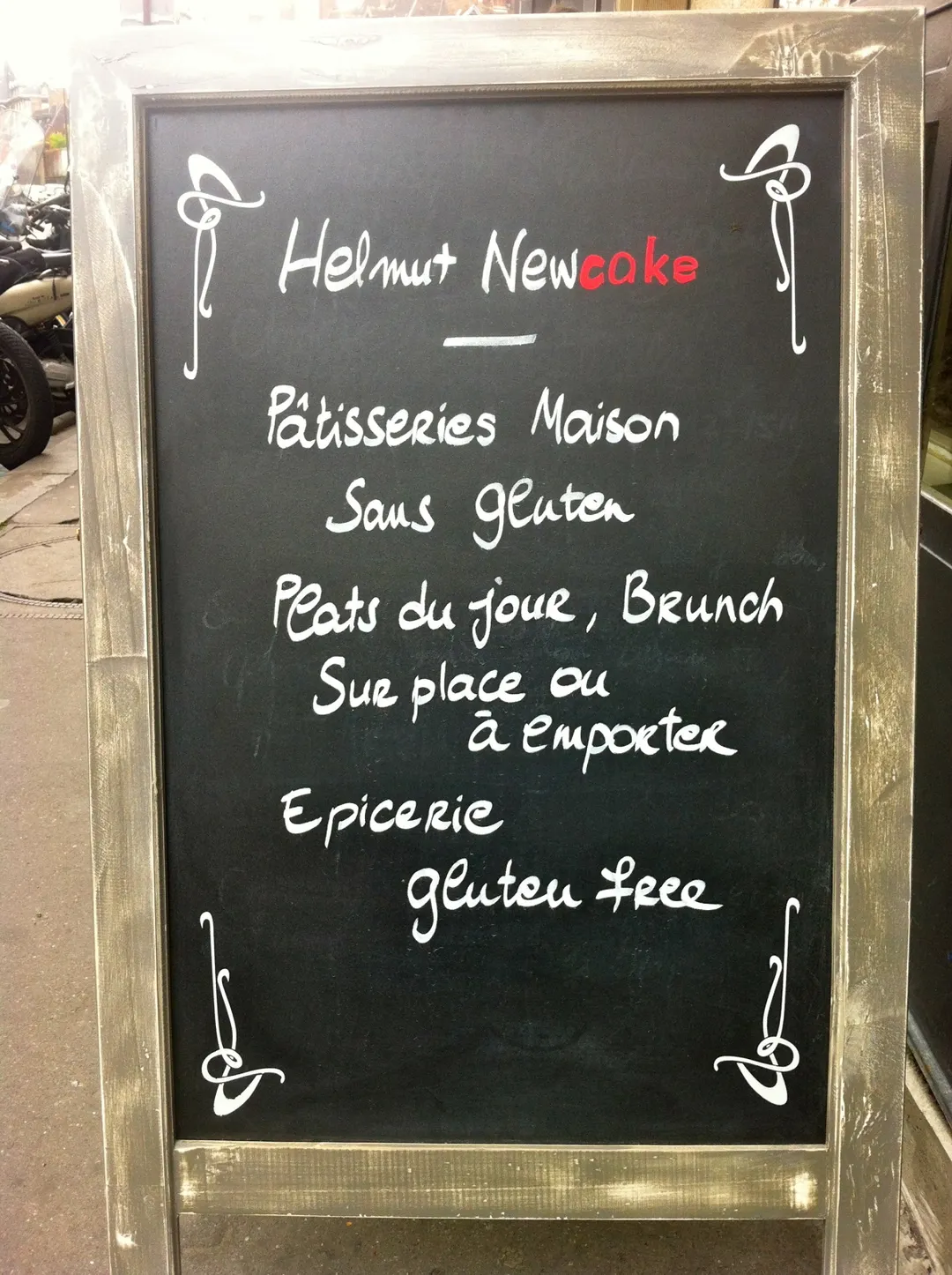 Helmut NewCake Shop Paris