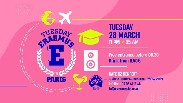 TUESDAY ERASMUS IN PARIS