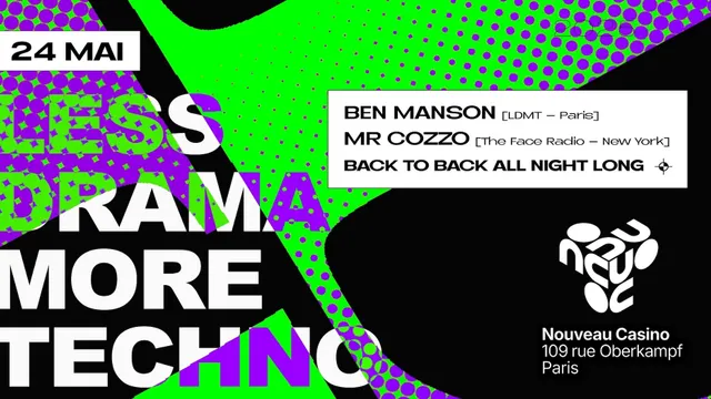 Less Drama More Techno - Mr Cozzo x Ben Manson