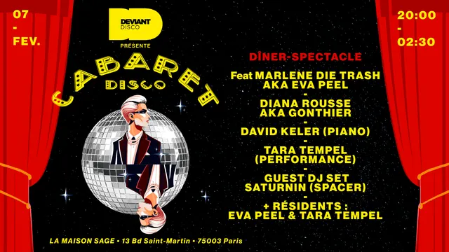 Cabaret Disco - Diner spectacle