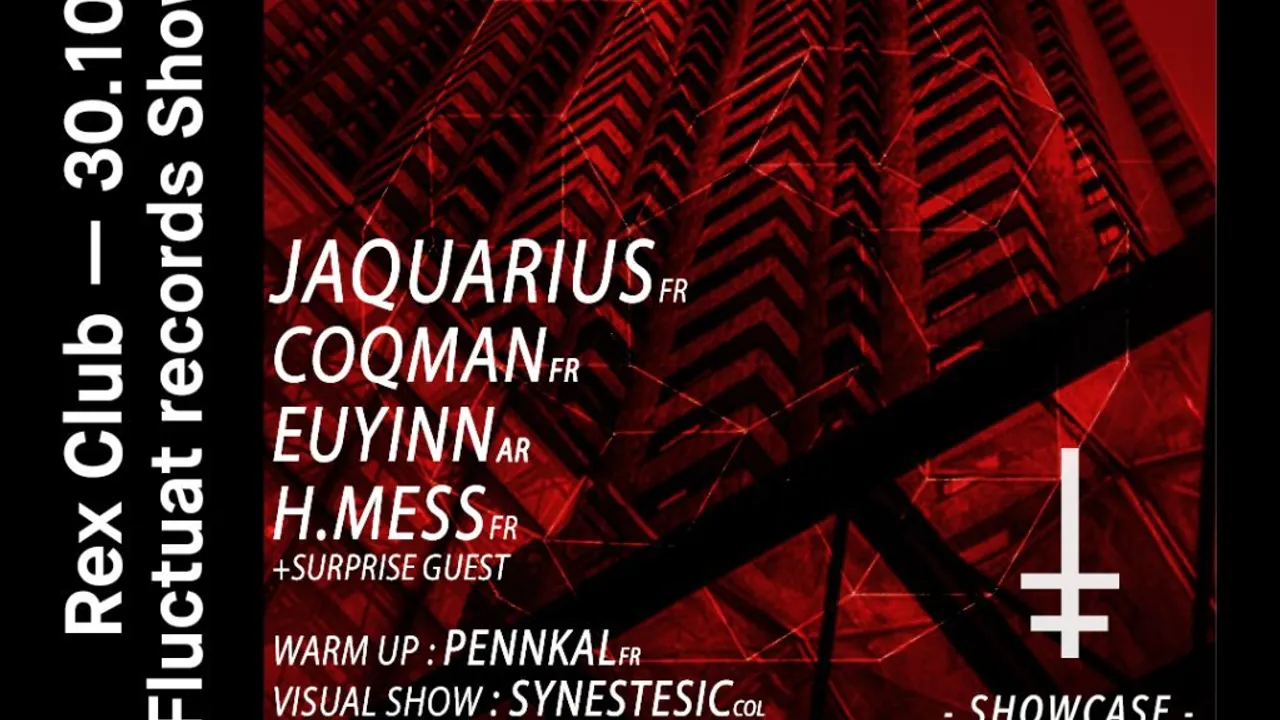 Fluctuat Records: Jaquarius Live, Coqman, Euyinn, H.Mess