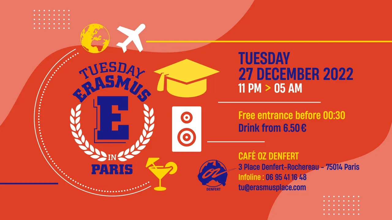 TUESDAY ERASMUS IN PARIS