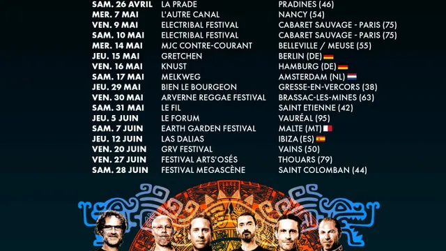 Hilight Tribe en concert le 5 Juin au Forum de Vauréal !