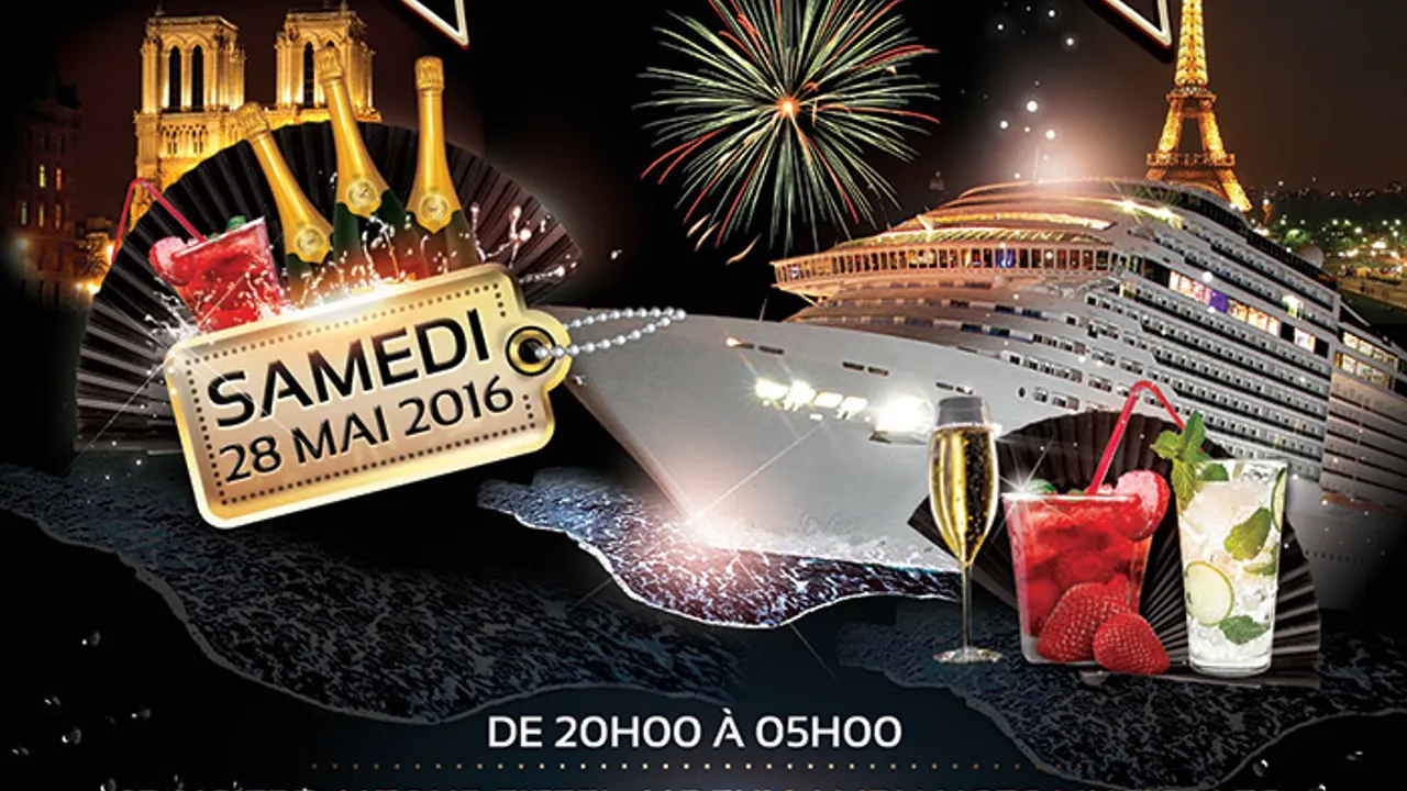 CRAZY BOAT PARTY CROISIERE TOUR EIFFEL