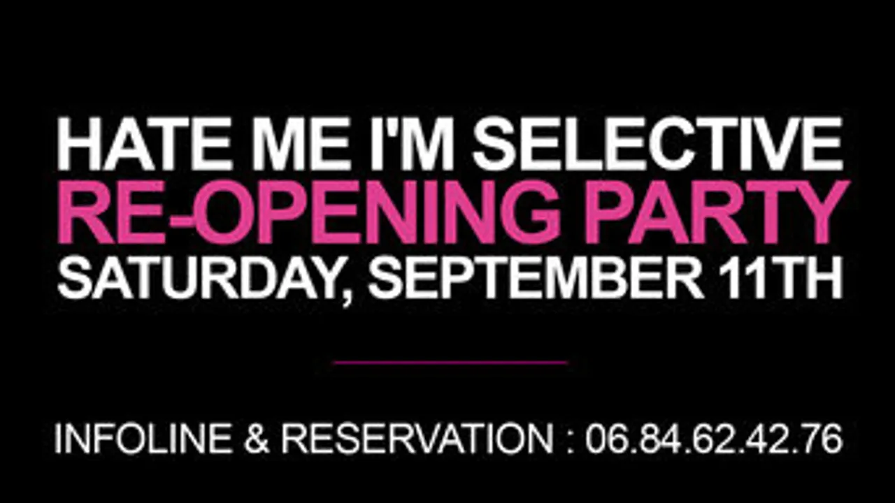 HATE ME I'M SELECTIVE RE-OPENING PARTY AU BIZEN