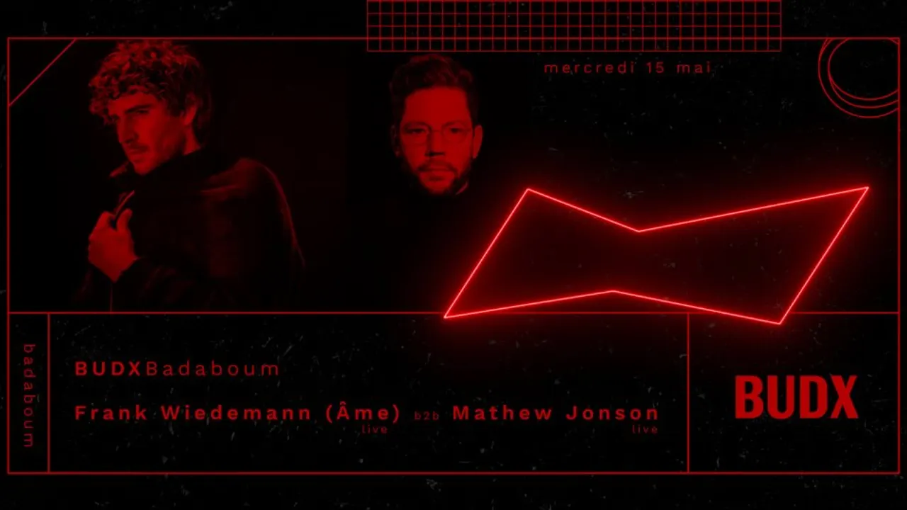 BudxBadaboum: Frank Wiedemann (Âme Live) b2b Mathew Jonson Live