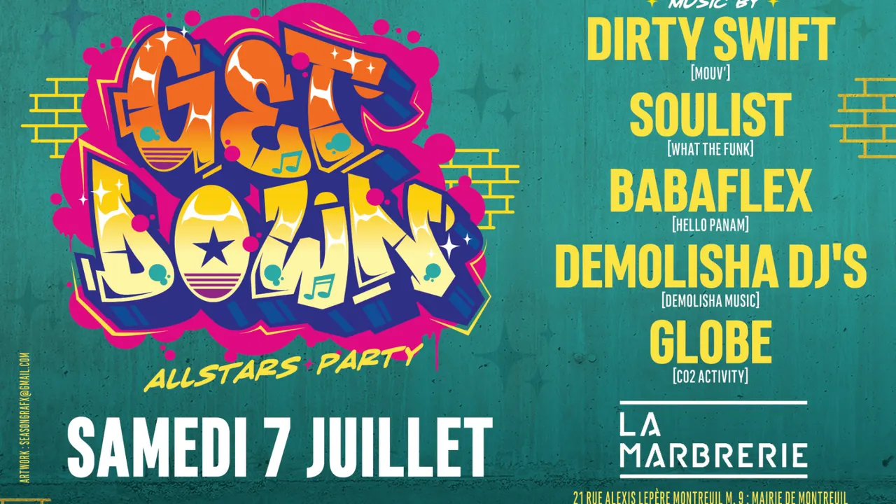 GET DOWN PARTY | Hip Hop • Grooves • Reggae • Dancehall