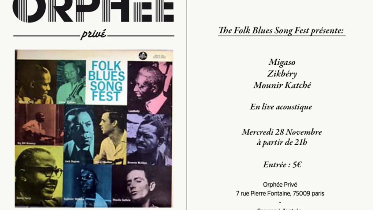 folk blues song fest by Orphée
