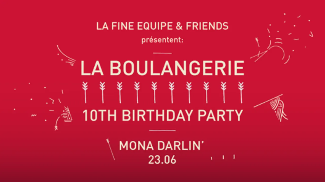 La Boulangerie 10th Birthday party