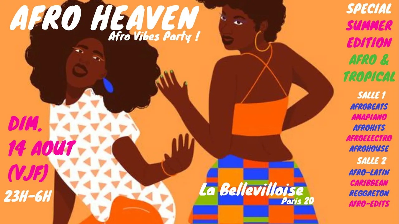 Afro Heaven spécial summer edition Afro & Tropical vibes !