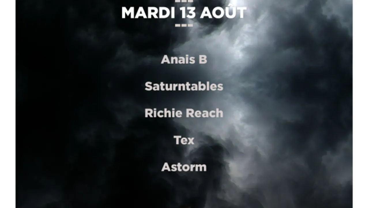 Moon avec Anais B - The Saturntables - Richie Reach - Tex - Astorm